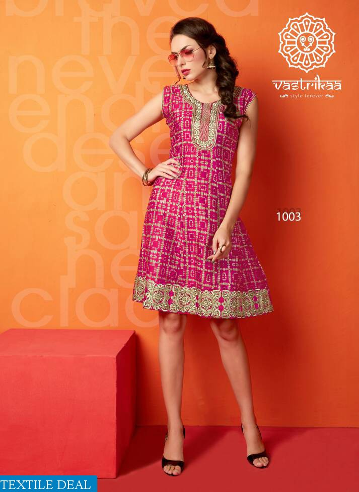 Vastrikaa sunshine Wholesale Readymade kurtis